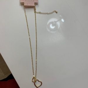 Gold heart necklace